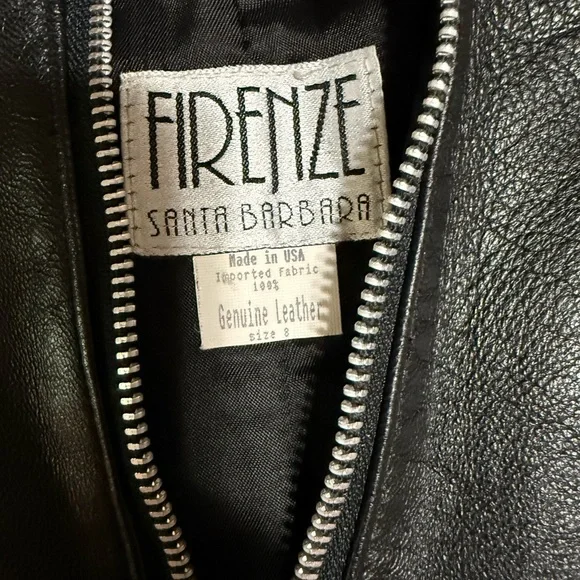 Forte Black Leather Jacket - Picture 3 of 3